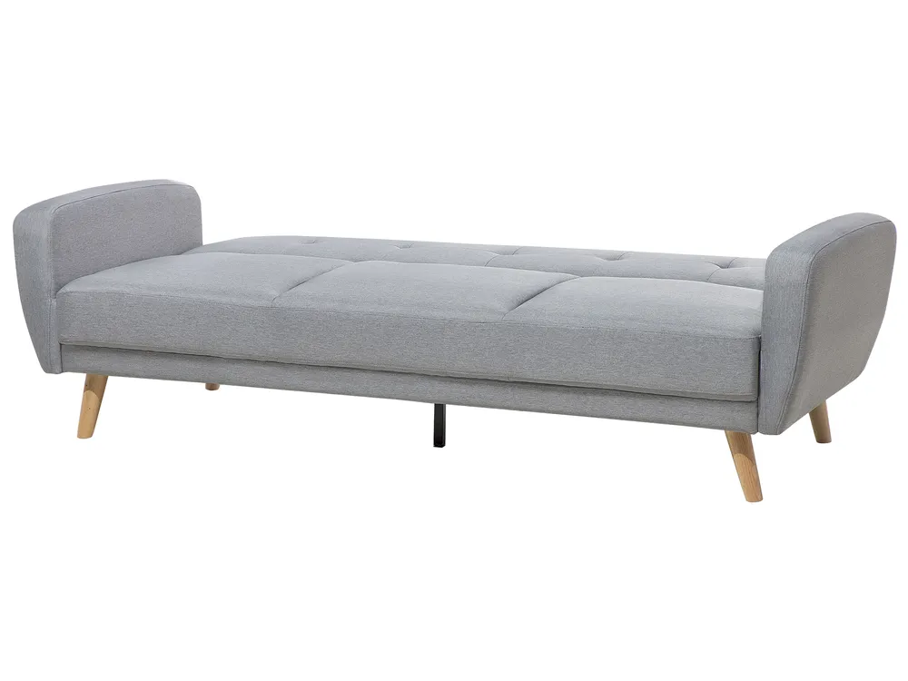 Bäddsoffa 3-sits FLORLI Ljusgrå_704159