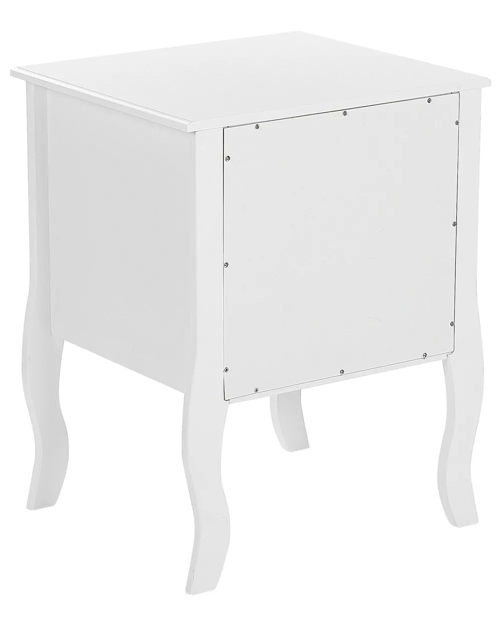 Sängbord med 2 förvaringslådor LANE Vit_800415