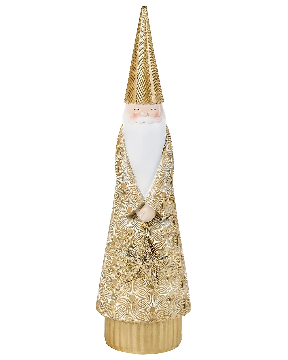 Joulukoristesetti 3 kpl TENNILA 23/31/32 cm Joulupukki Kulta_1175499