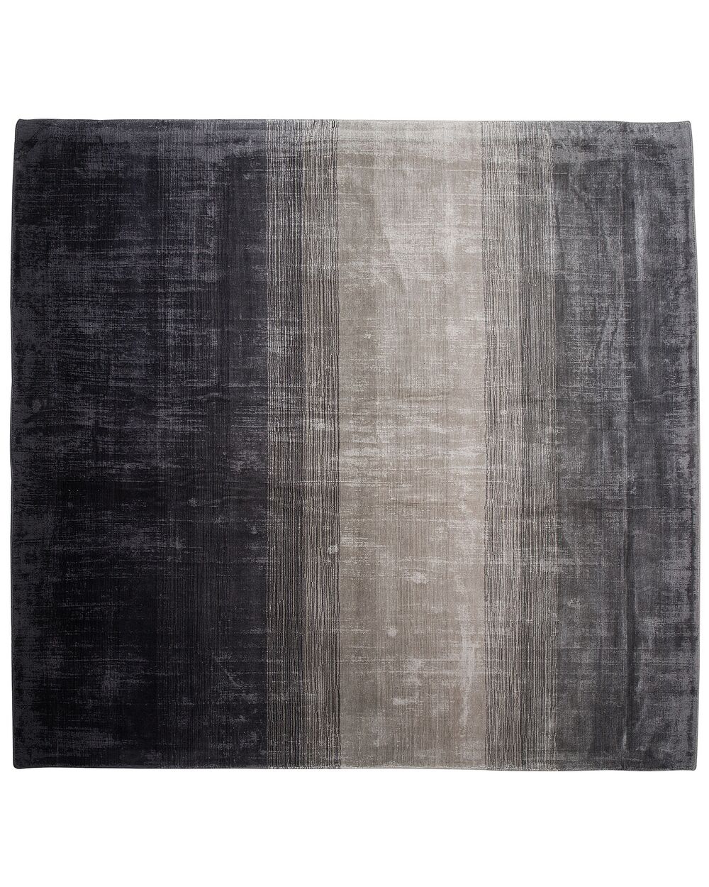Teppe ERCIS Svart 200 x 200 cm Viskose