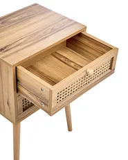 Bedside Table BUTTE Light Brown_975697