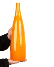 Kukkamaljakko SABADELL 50 cm Keramiikka Oranssi_867396