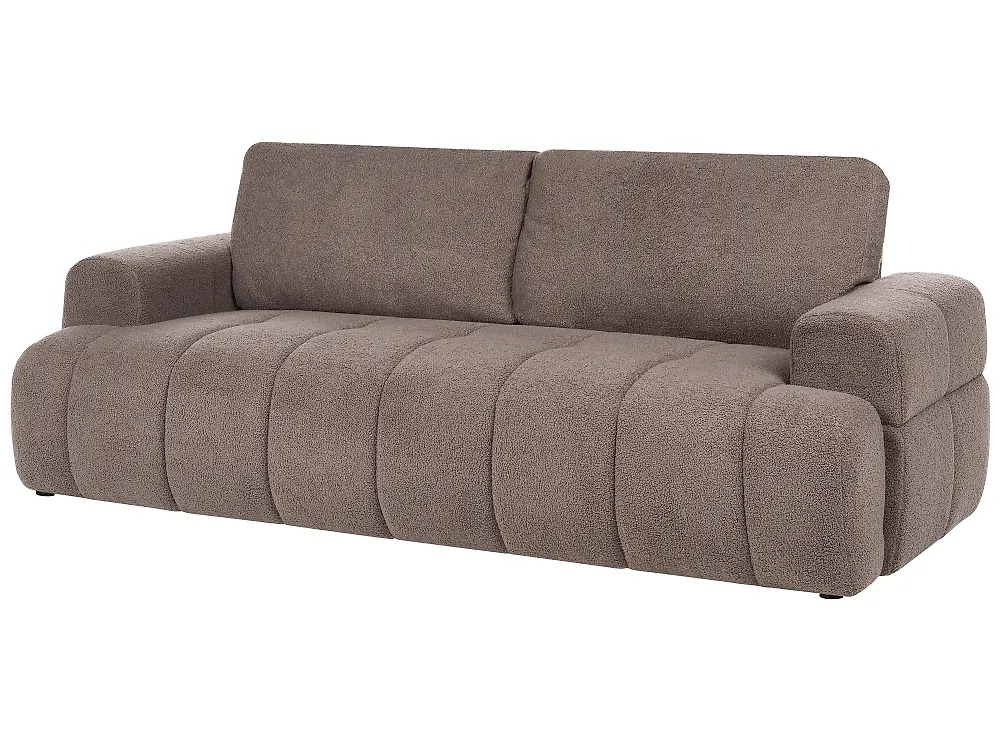 Sofagruppe 5-seters NARILLA Bouclé Gråbrun_1165069