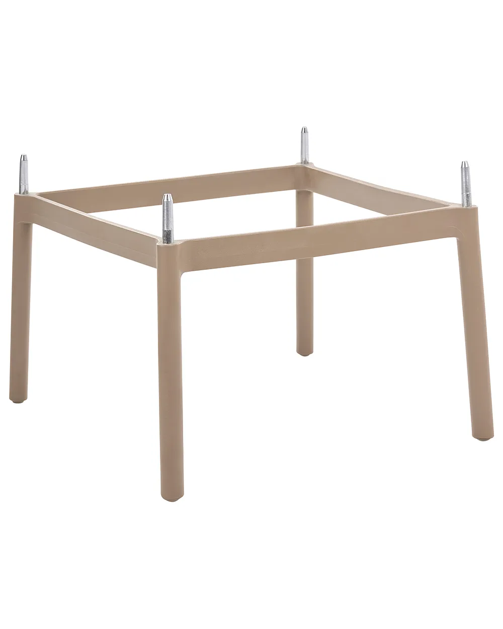 Set of 2 Bar Chairs ARICCIA Synthetic Material Light Brown_1149248