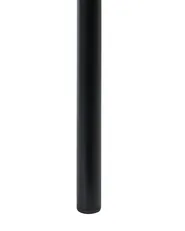 Elevated Plant Pot ALDOVANDRA 34 cm Metal Black_1117311