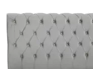 Bed Velvet AVALLON 180 x 200 cm (EU Super King) Grey_694703