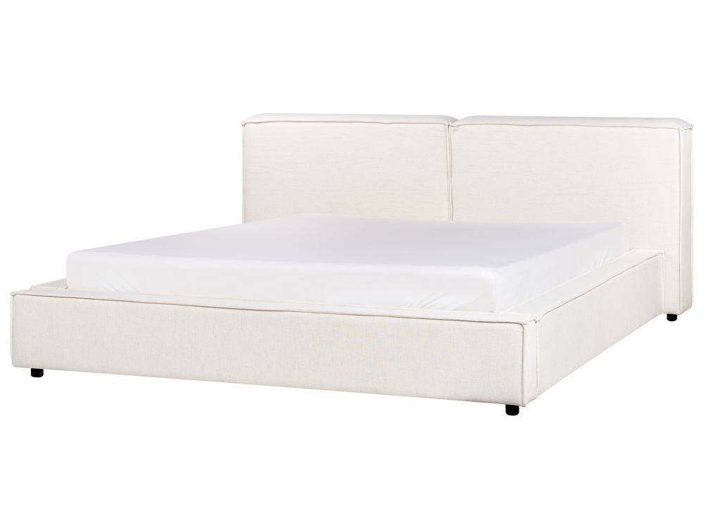 Säng med lamellram LINARDS 180 x 200 cm Off-White