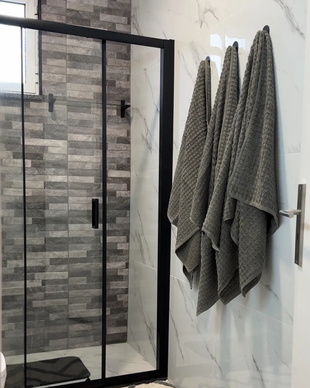 Set of 11 Towels ATAI Cotton Grey_1054477