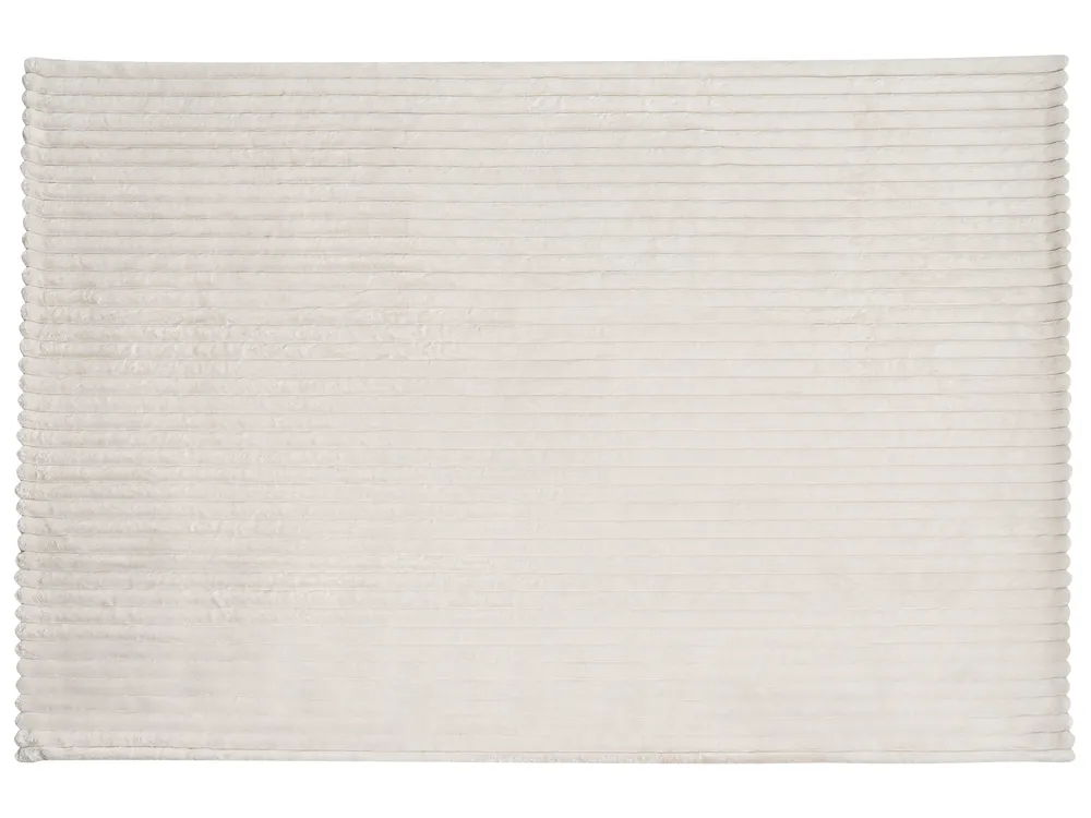 Bedspread RAKYA Faux Fur 150 x 200 cm Light Beige_1036432