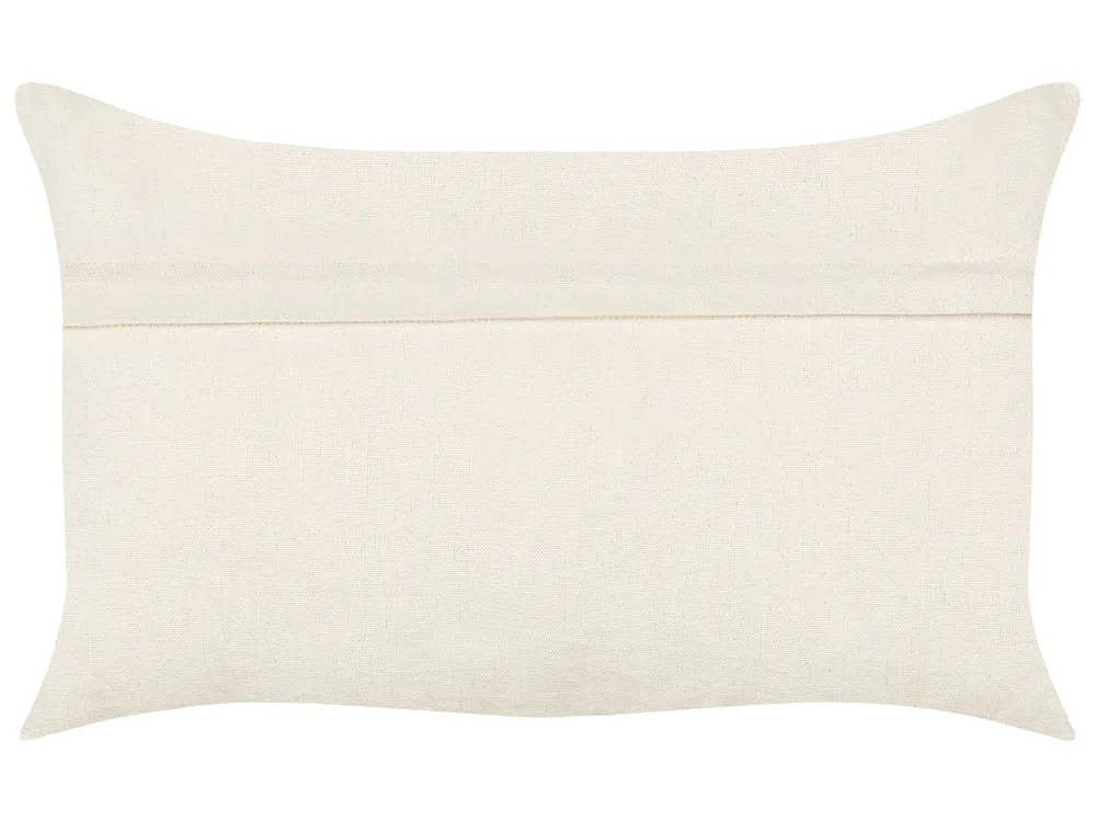 Set of 2 Decorative Cushions LOVE Cotton 30 x 50 cm Yellow_913219