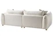 Sofa 3 Seater LUVOS Boucle Off-White_970345