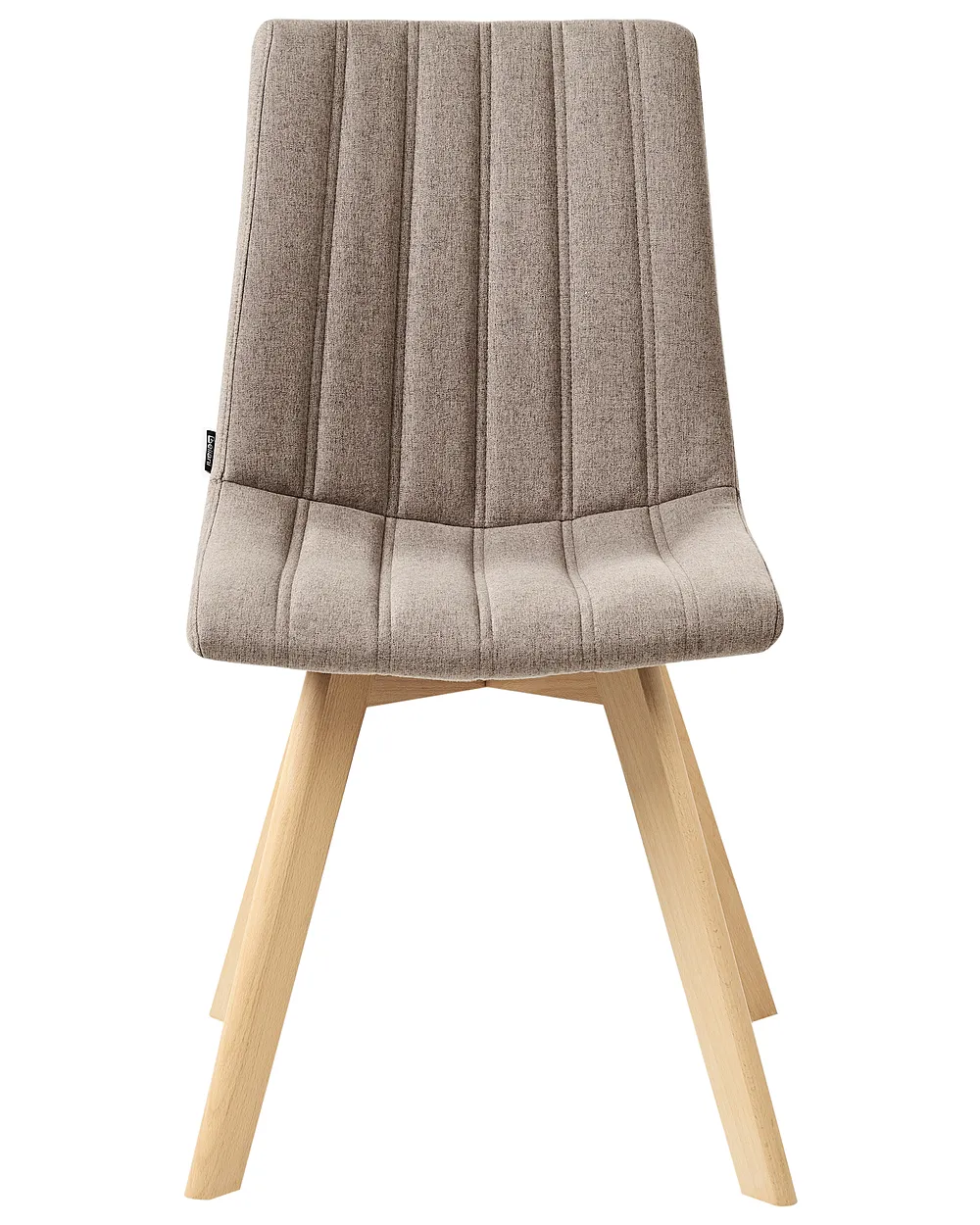 Set med 2 matstolar CALGARY Brun_958217