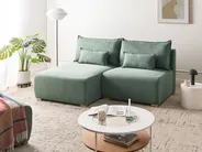 Moduulikulmasohva NERBO Kangas Vaaleanvihreä Oikea_1035338