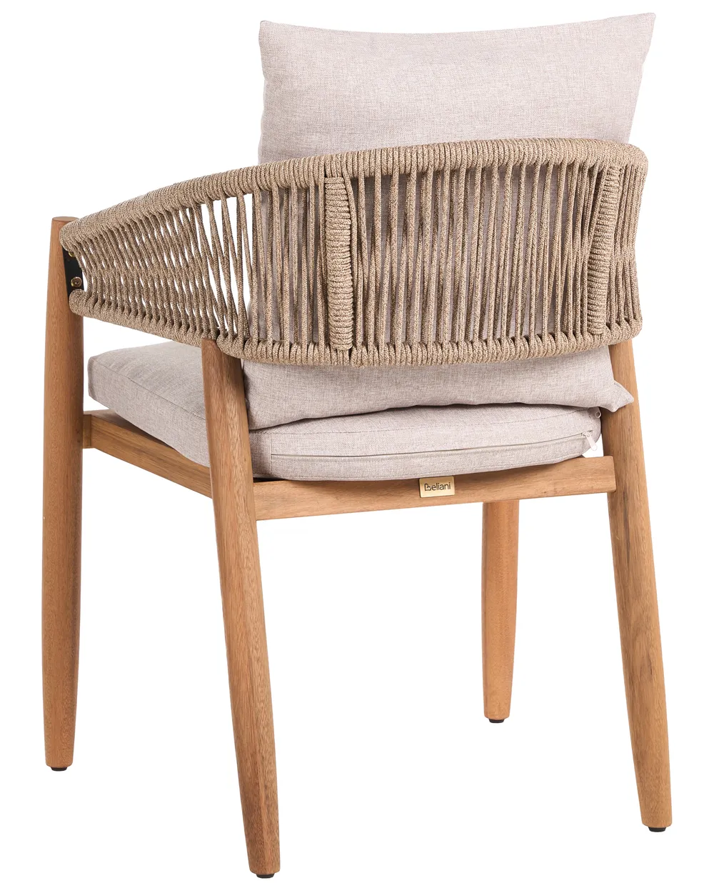 Set of 2 Garden Chairs MARZAMEMI Acacia Wood Light Grey_1124962