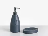 5-Piece Bathroom Accessories Set YARAPA Dark Blue_996864