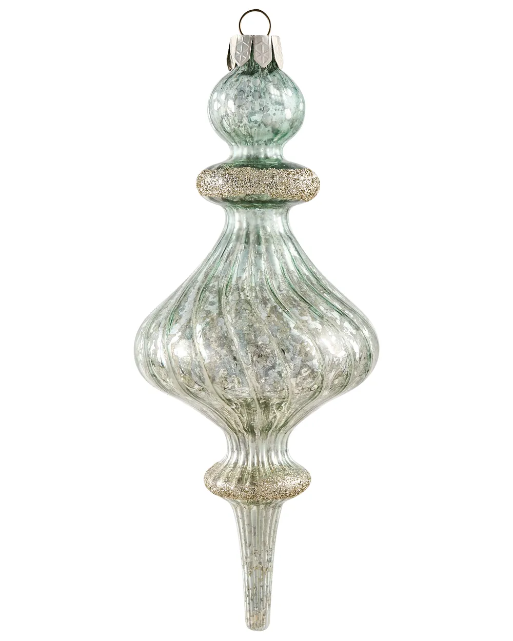 Set of 35 Baubles FROSTING Glass Multicolour_1028217