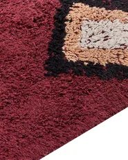Rug SIIRT Red 160 x 230 cm Cotton_839607