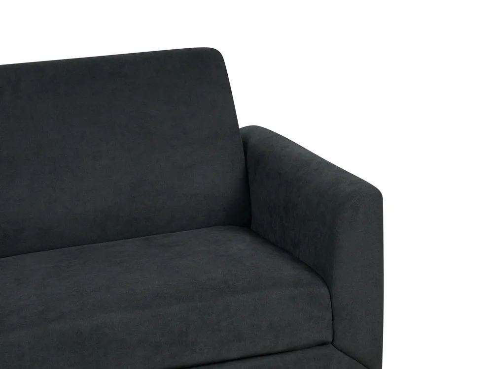 Sofa 3 Seater FENES Fabric Black_897886