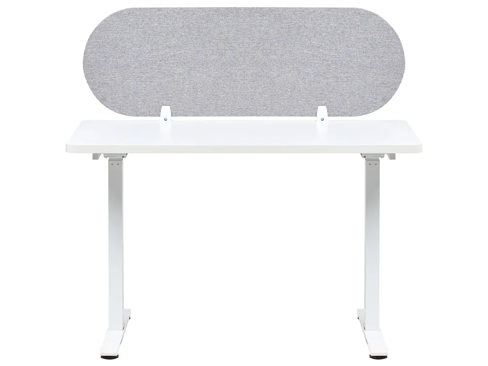 Skiljevägg för skrivbord SPARKY 120 x 40 cm Ljusgrå_1015316