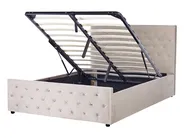 Ottoman Bed AMIENS Velvet Taupe 140 x 200 cm (EU Double)_914330