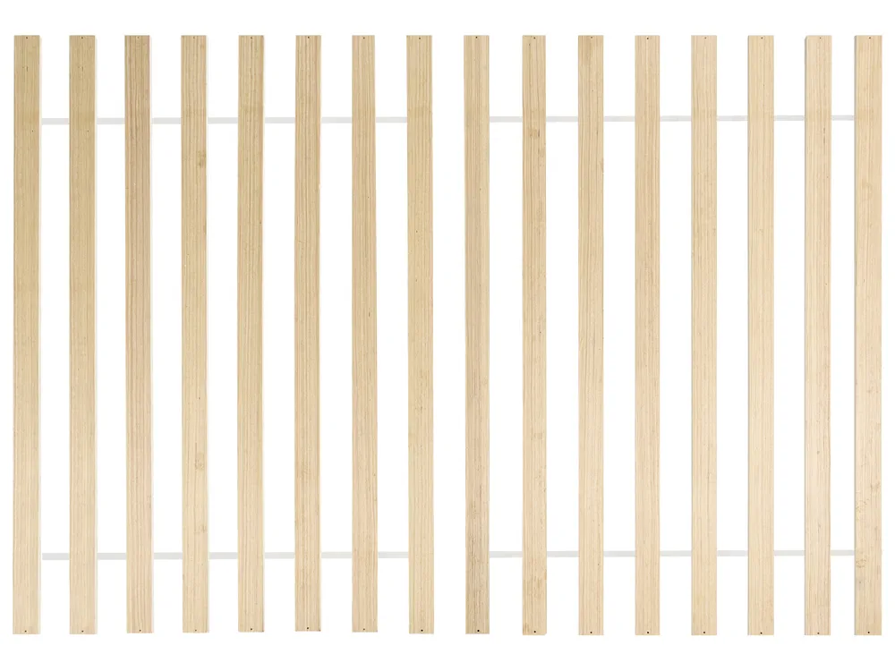 Bed Pine Wood ECHALLON 140 x 200 cm (EU Double) Light Brown_1113464