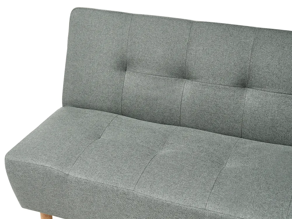Modular Corner Sofa Bed 4 Seater ALSTEN Fabric Green Left Hand_1003838