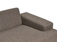 Corner Sofa 4 Seater MARIFERD Fabric Brown Left Hand_903211