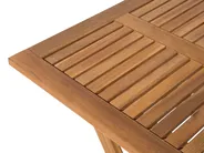 Bistro Set with Cushions FIJI Acacia Wood Yellow_680755