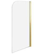 Shower Bath Screen LAPAN 1400 x 700 mm Gold_944150