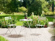 Caféset Fällbar FIORI Metall Vit_804825