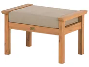 Garden Lounge Set with Table and Ottoman 4 Seater MANILA Acacia Wood Light Brown_803185