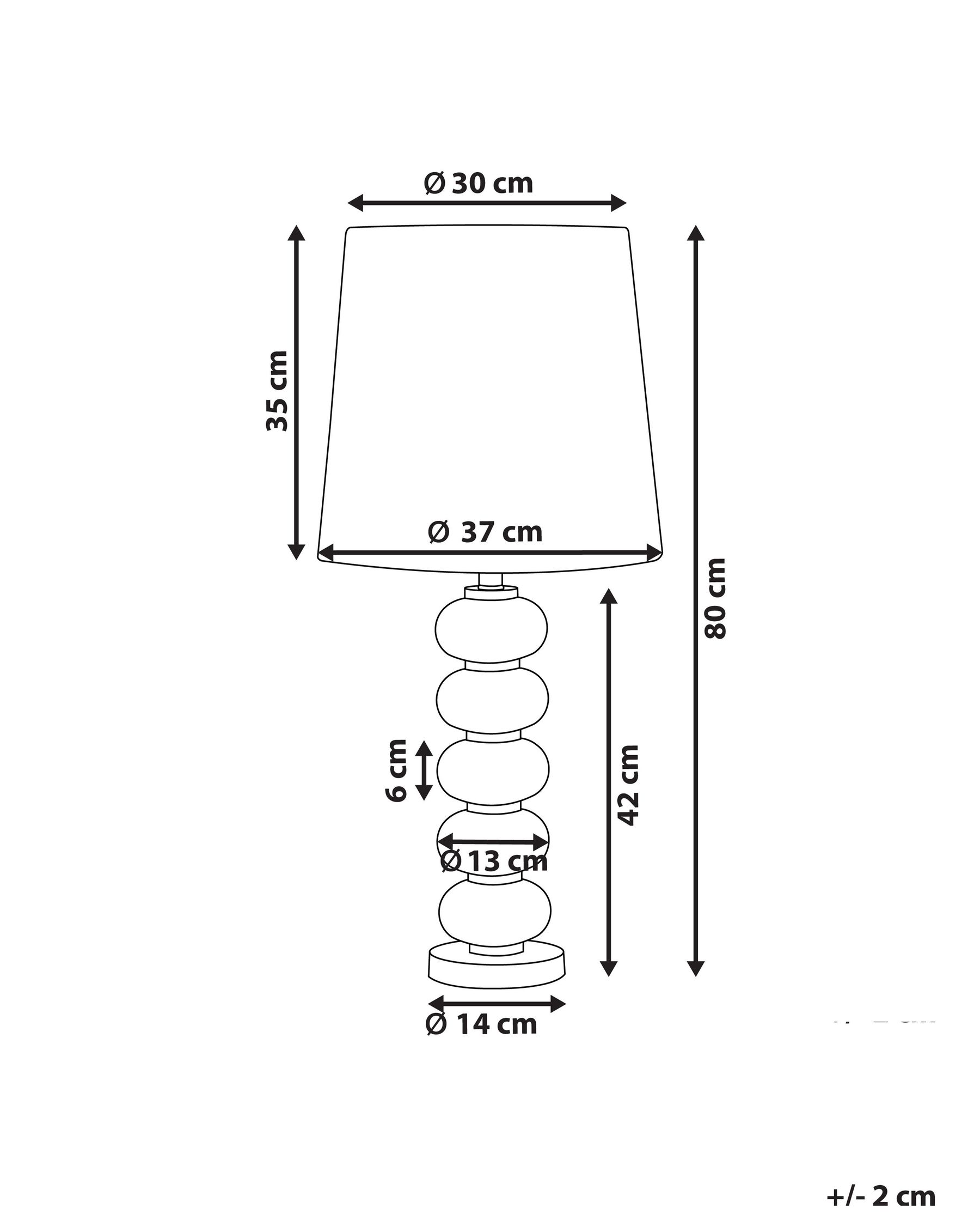 Bordslampa FRIO Metall Vit_823033