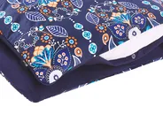 Duvet Cover Set MADRONA 135 x 200 cm Sateen Cotton Dark Blue_803124