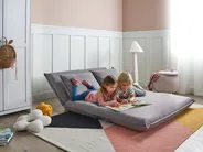 Bäddsoffa 2-sits ROROS Konstlinne Mörkgrå_1038931