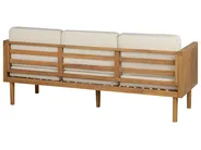 Garden Lounge Set with Table 5 Seater BARATTI Acacia Wood Brown_830609