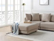 Ottoman SIGTUNA Fabric Beige_896599