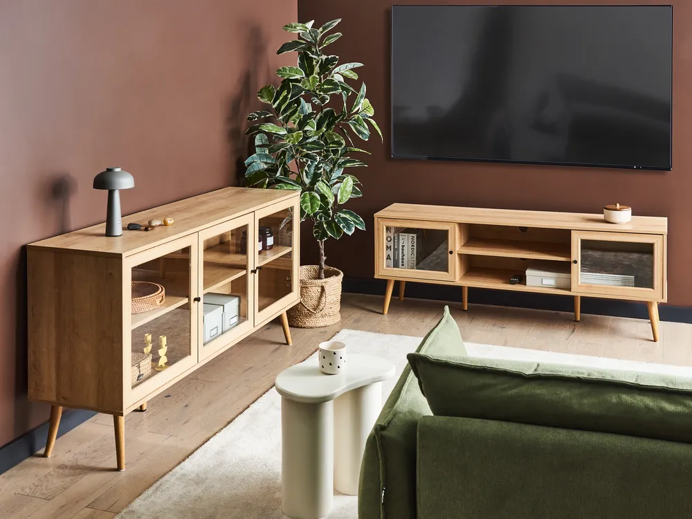 TV Stand ALBANY Light Brown_963320