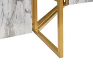 Dining Table CALCIO White Marble 200 cm 100 cm_872234