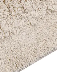 Matta BITLIS Ljusbeige 80 x 150 cm Bomull_837601