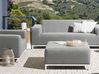 Ottoman ROVIGO Fabric Grey