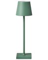 Wireless LED Table Lamp BACEIRO with Dimmer Metal Green