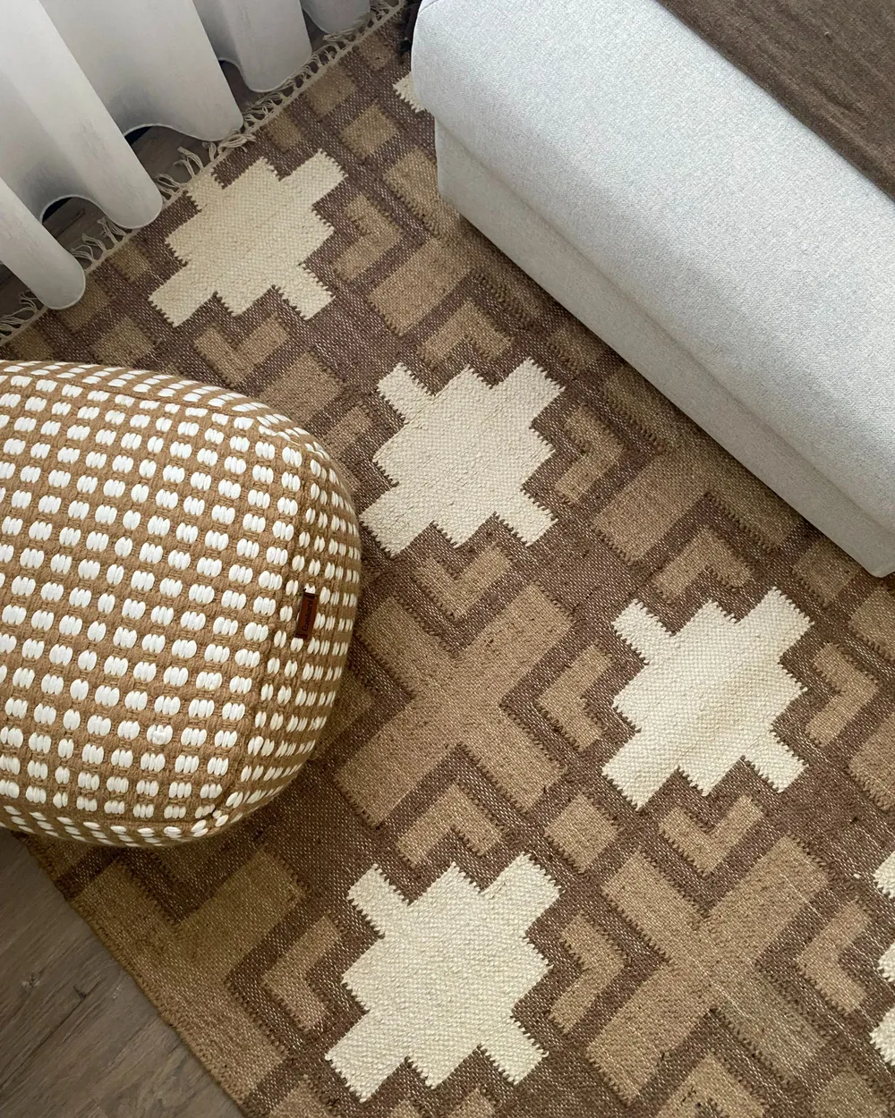 Matta KONURTAY Beige 200 x 300 cm Jute_979750