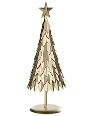 Koristesetti 2 kpl KEMIJOKI 41/48 cm Joulukuusi Kulta_1156606