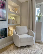Armchair TROSA Fabric Light Beige_928685