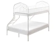 Bunk Bed Metal CHAMONIX 90/140 x 200 cm White_976749