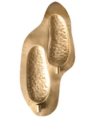 Wall Candle Holder PENICHE 60 cm Metal Gold_968450