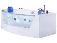 Kulmaporeamme LED-valolla FUERTE 175 x 85 cm Valkoinen_717859