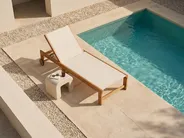 Aurinkotuoli PEDESINA kallistettava Akaasia Beige_1034512