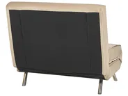 Single Sofa Bed FARRIS Velvet Beige_875473