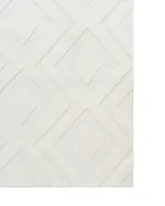 Rug KEVIREL Off-White 160 x 160 cm_1124520